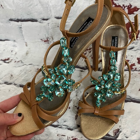 Adrienne Maloof Shoes - ADRIENNE MALOOF Like New Jewel High Heels
